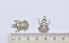 20 pcs of Antique Silver Angel Charms 14x20mm