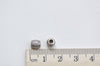30 pcs of Antique Silver Filigree Flower Drum Beads 6mm