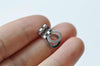 10 pcs 304 Stainless Steel Ball Chain Double Ring Link Loop Connectors 1.5mm-10mm
