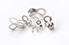 10 pcs 304 Stainless Steel Ball Chain Double Ring Link Loop Connectors 1.5mm-10mm