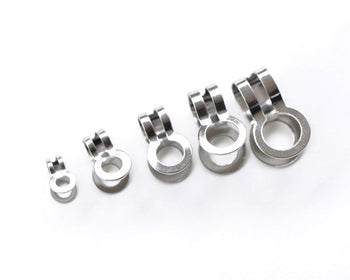 10 pcs 304 Stainless Steel Ball Chain Double Ring Link Loop Connectors 1.5mm-10mm