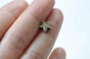 50 pcs Antique Bronze/Silver Star Spacer Beads 8mm