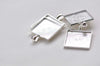 5 pcs Square Cabochon Base Pendants Match 25x25mm Cameo Pick Color