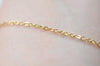 6.6ft (2m) of 18K Champagne Gold Tone Brass Oval Flat Cable Chain Link 1.6mm
