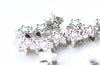50 pcs Antique Bronze/Silver Star Spacer Beads 8mm