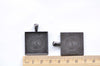 5 pcs Square Cabochon Base Pendants Match 25x25mm Cameo Pick Color