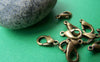 Lobster Parrot Clasp Antiqued Bronze 12mm Set of 50 A3445