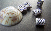 Rectangle Beads Antique Silver Rondelle Spacer Set of 50  A1052