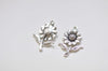 20 pcs Antique Bronze/Silver Sunflower Charms Pendants