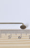 10 pcs Antique Bronze Stick Pin Clutch  With 6mm Pad A5015