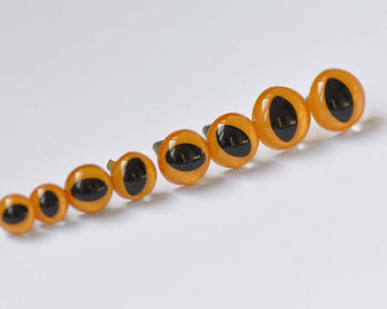 10 pcs High Quality Orange Toy Animal Cat Eyes