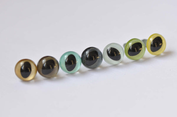 10 pcs 10.5mm Cat Eyes Plastic Animal Eyes Come With Washers