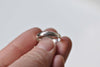 Supplies - Silver Adjustable Ring Base Findings With 10mm Pad Set of 10 A8372