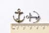 Supplies - Love Anchor Charms Nautical Pendant Connector 