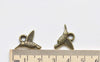Charms - Antique Bronze 3D Hummingbird Bird Charms Set of 20 A8399