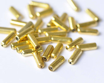 50 pcs Gold Stick Pin Bottom Clutch Rubber Stopper Backs A8717