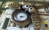 Pocket Watch - 1 PC Antique Bronze Owl Wing Pocket Watch A4611