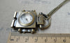 Pocket Watch - 1 PC Antique Bronze Robot Pocket Watch A6194