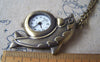 Pocket Watch - 1 PC of Antique Bronze Dolphin Pocket Watch A4619