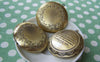 Photo Locket - 1 pc of Antique Bronze Huge Round Photo Lockets 45mm A3636