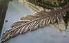 Bookmarks - 1 pc of Tibetan Silver Feather Hook Bookmarks  23x143mm A2324