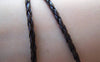 Cord - 10 meters Dark Brown Artificial Leather Cord Thread String A5050