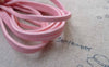 Cord - 10 meters Square Light Pink Faux Leather Ribbon Cords String A6669