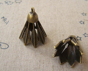 People, Profession & Hobby - 10 pcs Antique Bronze Badminton Shuttle Pendants 18x27mm A5233