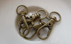 Accessories - 10 Pcs Antique Bronze Lobster Swivel Clasps 11x31mm A7506