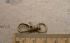 Accessories - 10 Pcs Antique Bronze Lobster Swivel Clasps 11x31mm A7506