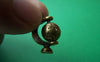 Accessories - 10 Pcs Antique Bronze Rotating Globe Geography Charms Pendants 12.5x17mm A3400