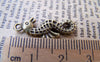 Accessories - 10 Pcs Antique Bronze Seahorse Charms Double Sided 10x24mm A656