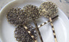 Accessories - 10 Pcs Antique Bronze Wavy Bobby Pin Hair Sticks Hair Clip Flower Edge 2x55mm A1921
