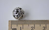 Accessories - 10 Pcs Antique Silver 3D Filigree Flower Ball Beads 8mm A6400