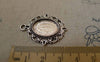 Accessories - 10 Pcs Antique Silver Cameo Base Settings Match 13x18mm Cabochon A7477