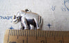 Accessories - 10 Pcs Antique Silver Elephant Charms 19mm A1199