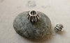 Accessories - 10 Pcs Antique Silver Filigree Coiled Ball Beads 9x11mm A6444