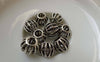 Accessories - 10 Pcs Antique Silver Filigree Coiled Ball Beads 9x11mm A6444