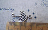 Accessories - 10 Pcs Antique Silver Filigree Umbrella Charms16x22mm A887
