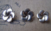 Accessories - 10 Pcs Antique Silver Five Leaf Flower Button Beads  4x14mm A983