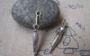Accessories - 10 Pcs Antique Silver Folded Umbrella Charms Pendants 6x35mm A2977