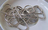 Accessories - 10 Pcs Antique Silver Heart Frame Charms 22x28mm A2724