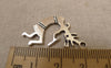 Accessories - 10 Pcs Antique Silver Indian Flute Player Charms 15x30mm A7330