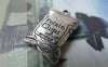 Accessories - 10 Pcs Antique Silver Junk Food Bag Chips Pendants Charms 16x25m A7853