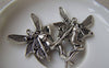 Accessories - 10 Pcs Antique Silver Naked Fairy Charms Size 29x43mm  A1966
