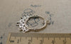 Accessories - 10 Pcs Antique Silver Oval Chandelier Earring Drops Charms Connectors  23x35mm A6299
