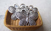 Accessories - 10 Pcs Antique Silver Pewter Butterfly Charms 20x25mm A791