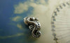 Accessories - 10 Pcs Antique Silver Seahorse Beads 11x20mm Double Sided A5833