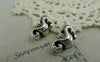 Accessories - 10 Pcs Antique Silver Seahorse Beads 11x20mm Double Sided A5833
