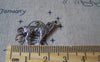 Accessories - 10 Pcs Antique Silver Wolf Howling Charms Pendants 20x26mm A5331